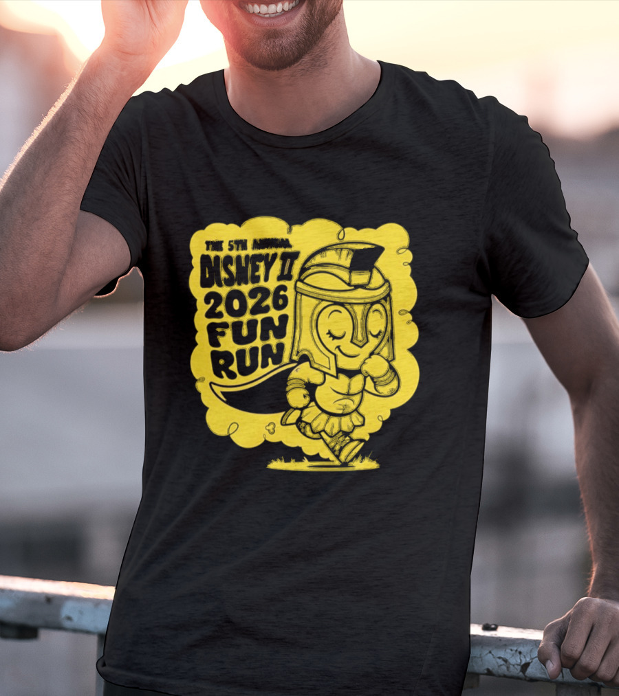 The 5th Annual Disney II 2026 Fun Run Harebrained Character Celebration T-Shirt
