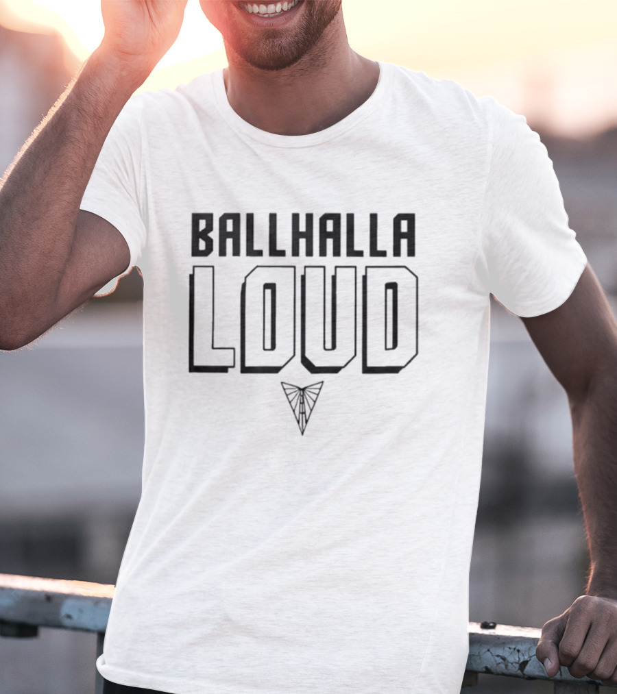 2026 Ballhalla Loud Geometric Fan T-Shirt