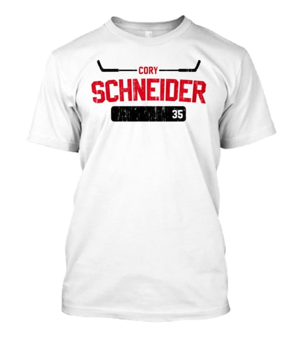 Cory Schneider New Jersey Devils Hockey Number 35 T-Shirt