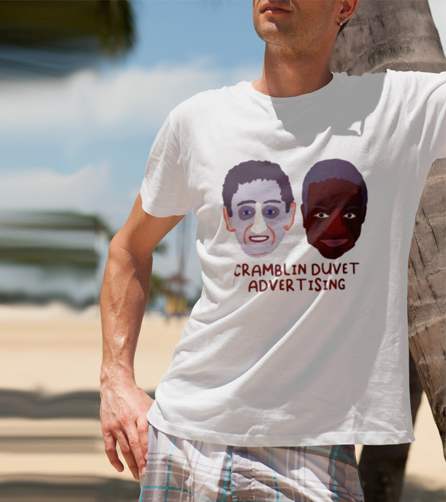 Cramblin Duvet Advertising Comedy TV Show Faces T-Shirt