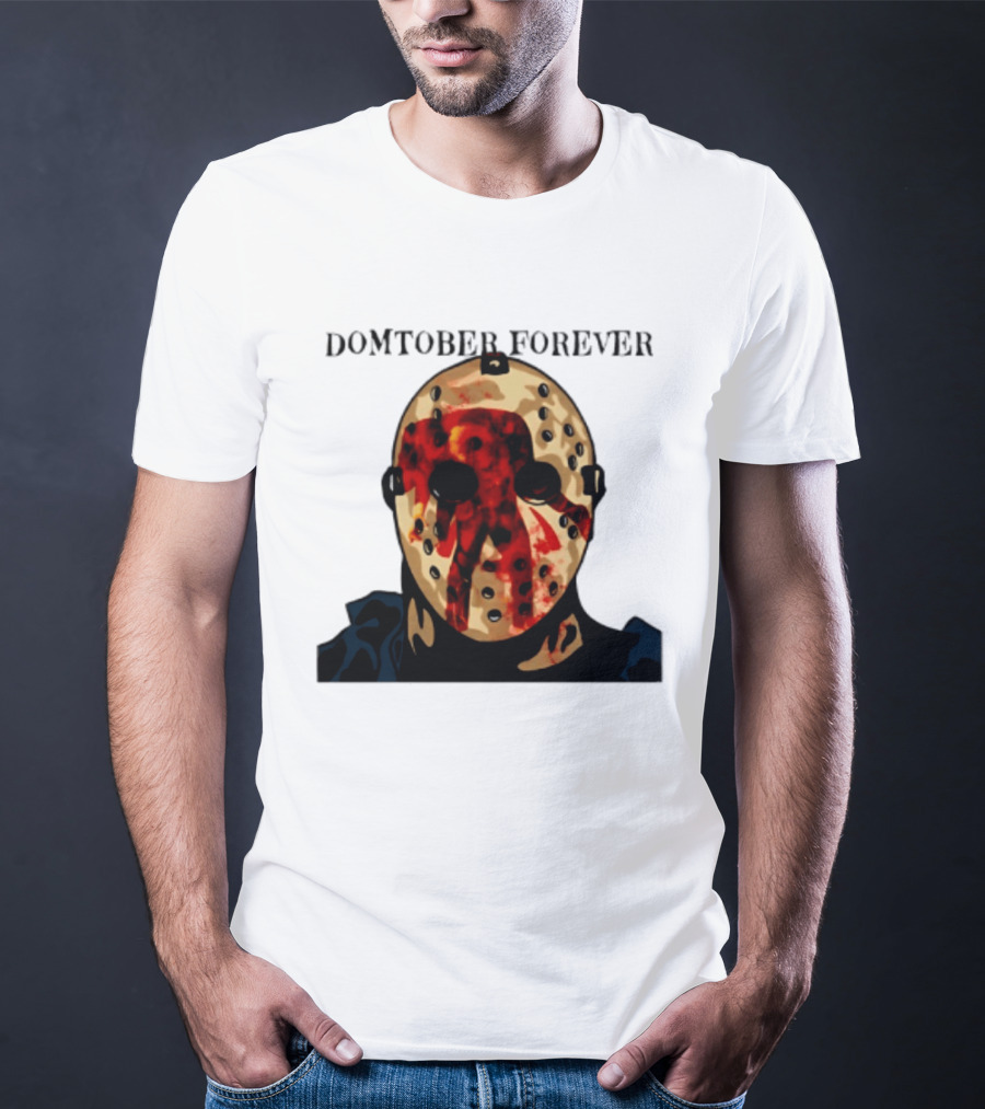 Domtober Forever Jason Voorhees Halloween Mask T-Shirt