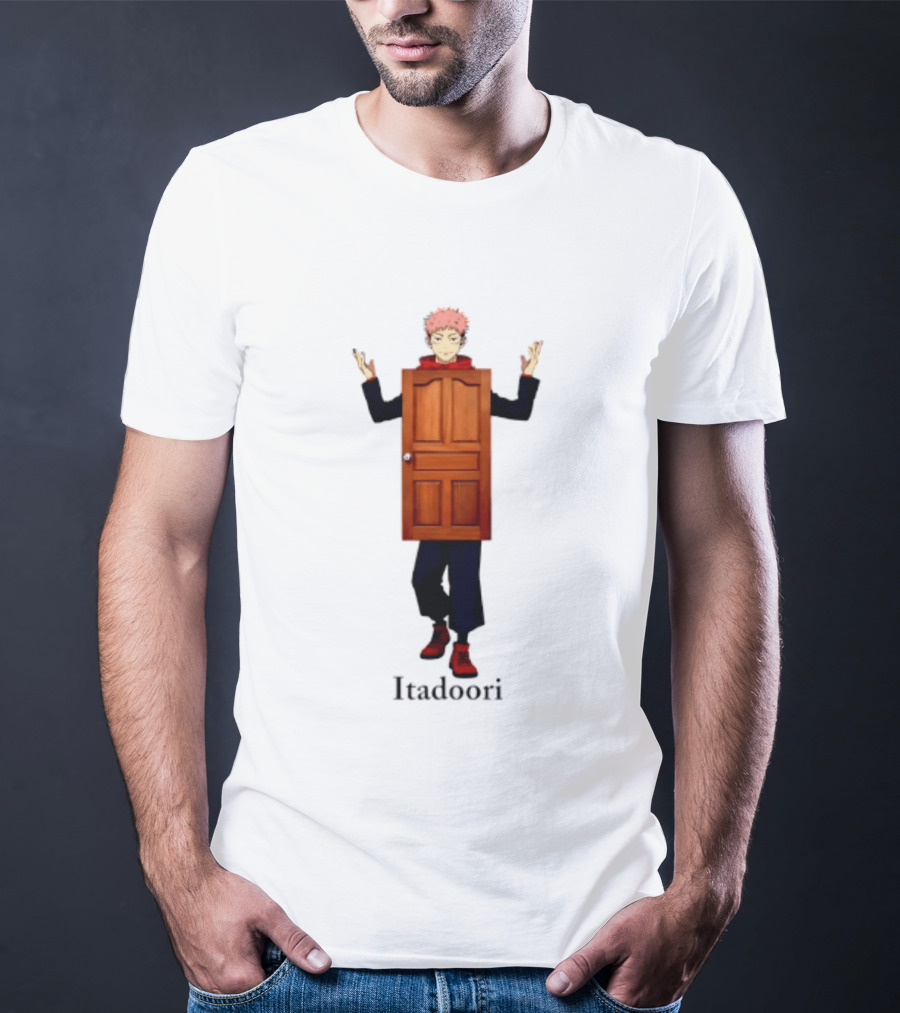 Yuji Itadori Door Jujutsu Kaisen Anime Itadoori T-Shirt