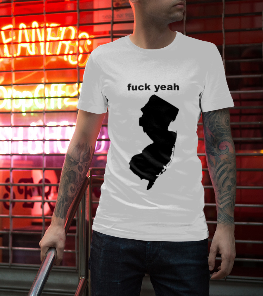 Fuck Yeah New Jersey Map T-Shirt