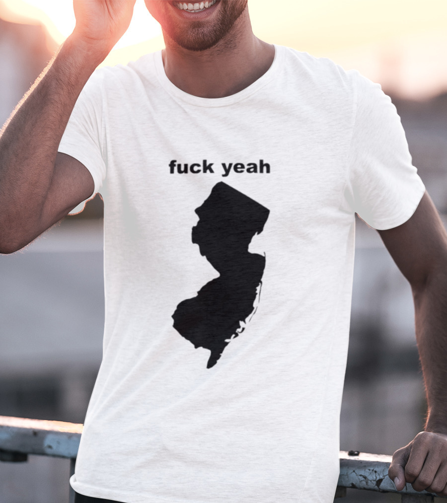 Fuck Yeah New Jersey Map T-Shirt
