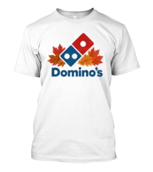Domino's Thanksgiving Autumn Leaves Pizza Celebration T-Shirt
