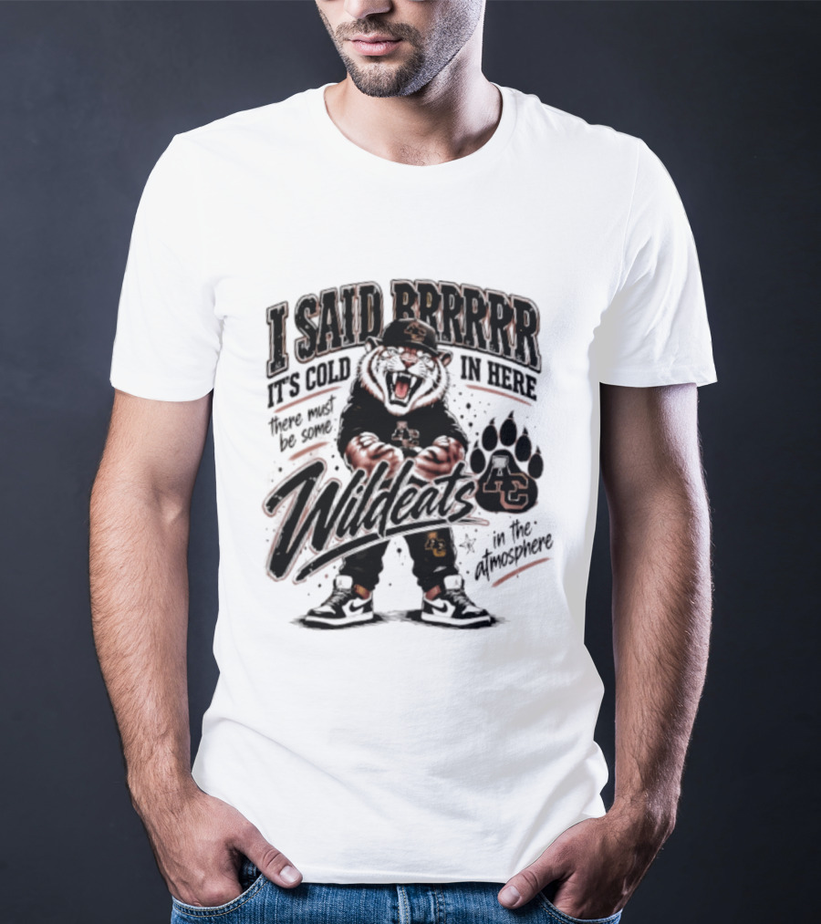 I Said Brrrrr It's Cold In Here Wildcats In The Atmosphere T-Shirt