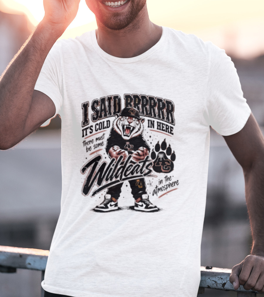 I Said Brrrrr It's Cold In Here Wildcats In The Atmosphere T-Shirt