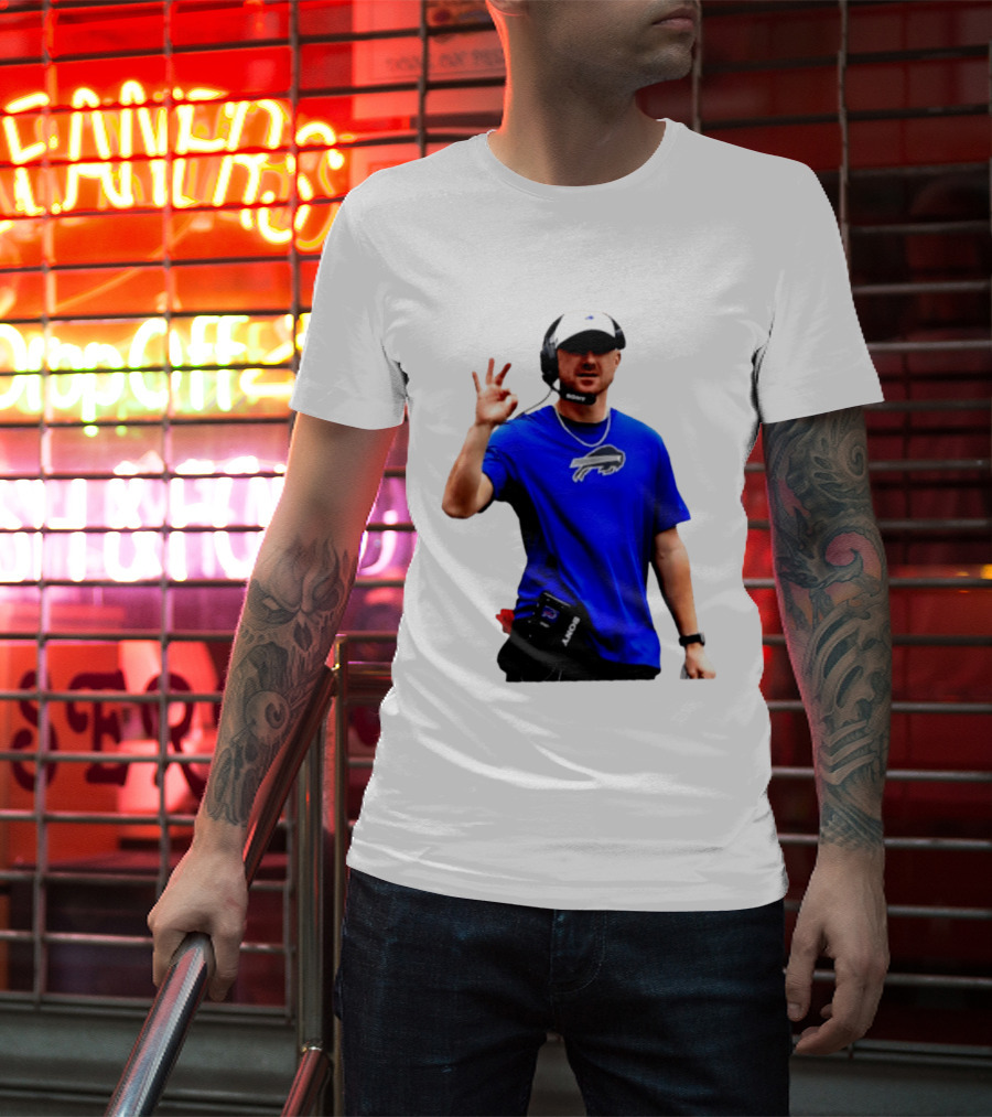 Joe Brady Buffalo Bills Coaching Moments Buffalo T-Shirt