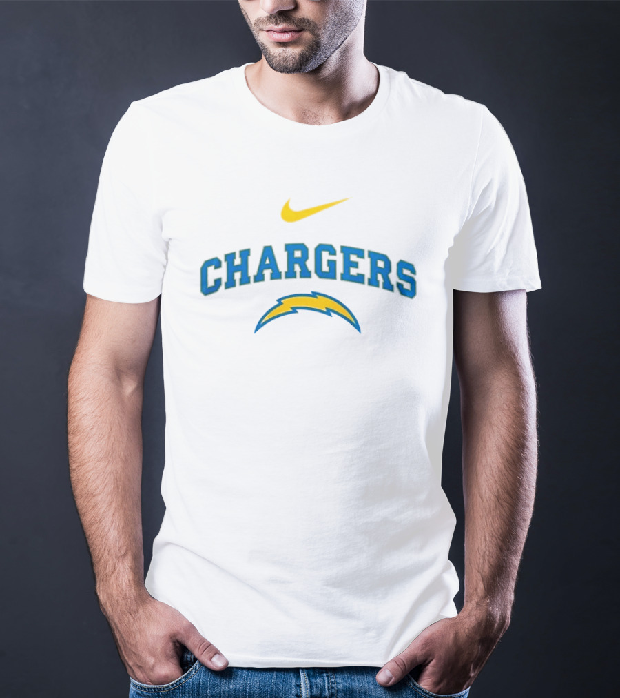 Los Angeles Chargers Make Washington Grateful Again Game Day Chargers Nike Bolt T-Shirt
