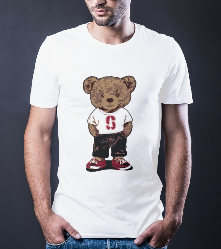 Stanford Cardinal 2026 Teddy Bear NCAA Fan Gear T-Shirt