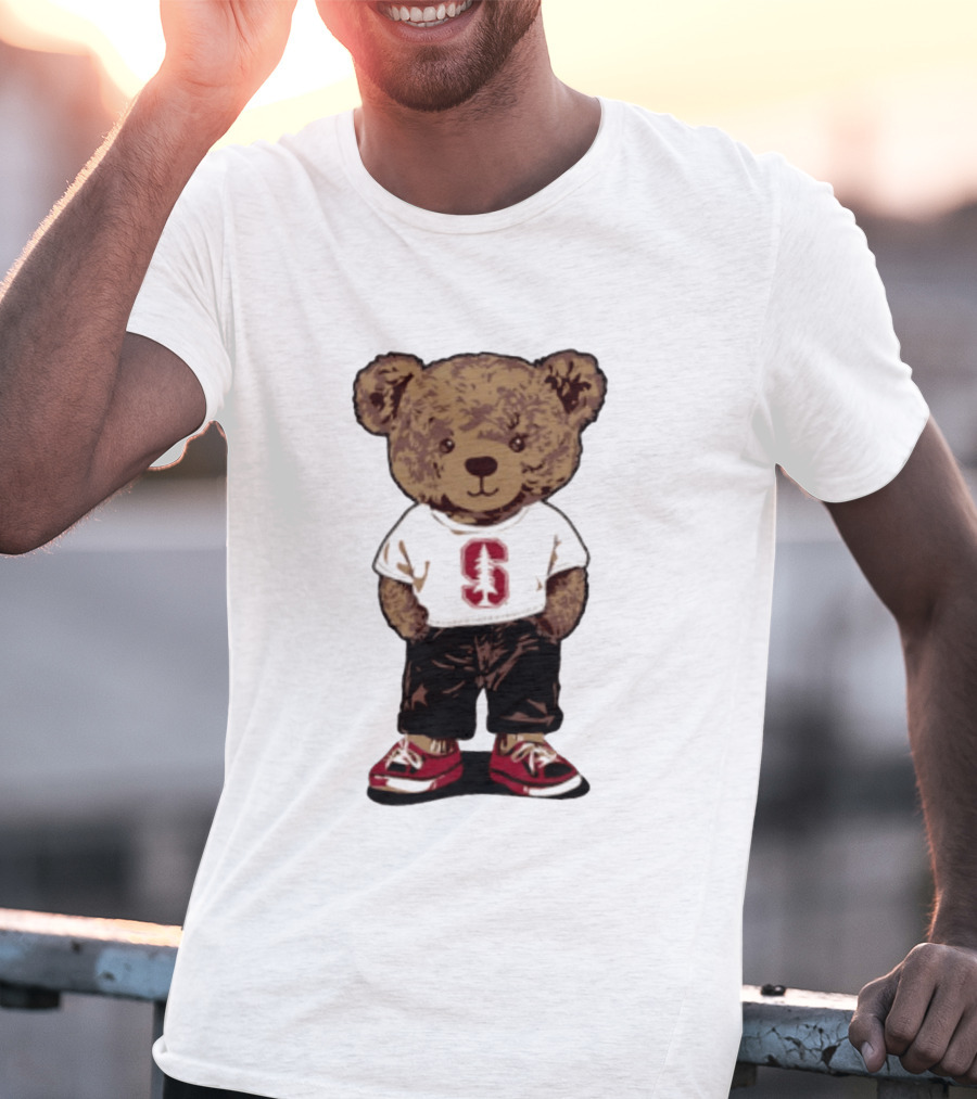 Stanford Cardinal 2026 Teddy Bear NCAA Fan Gear T-Shirt