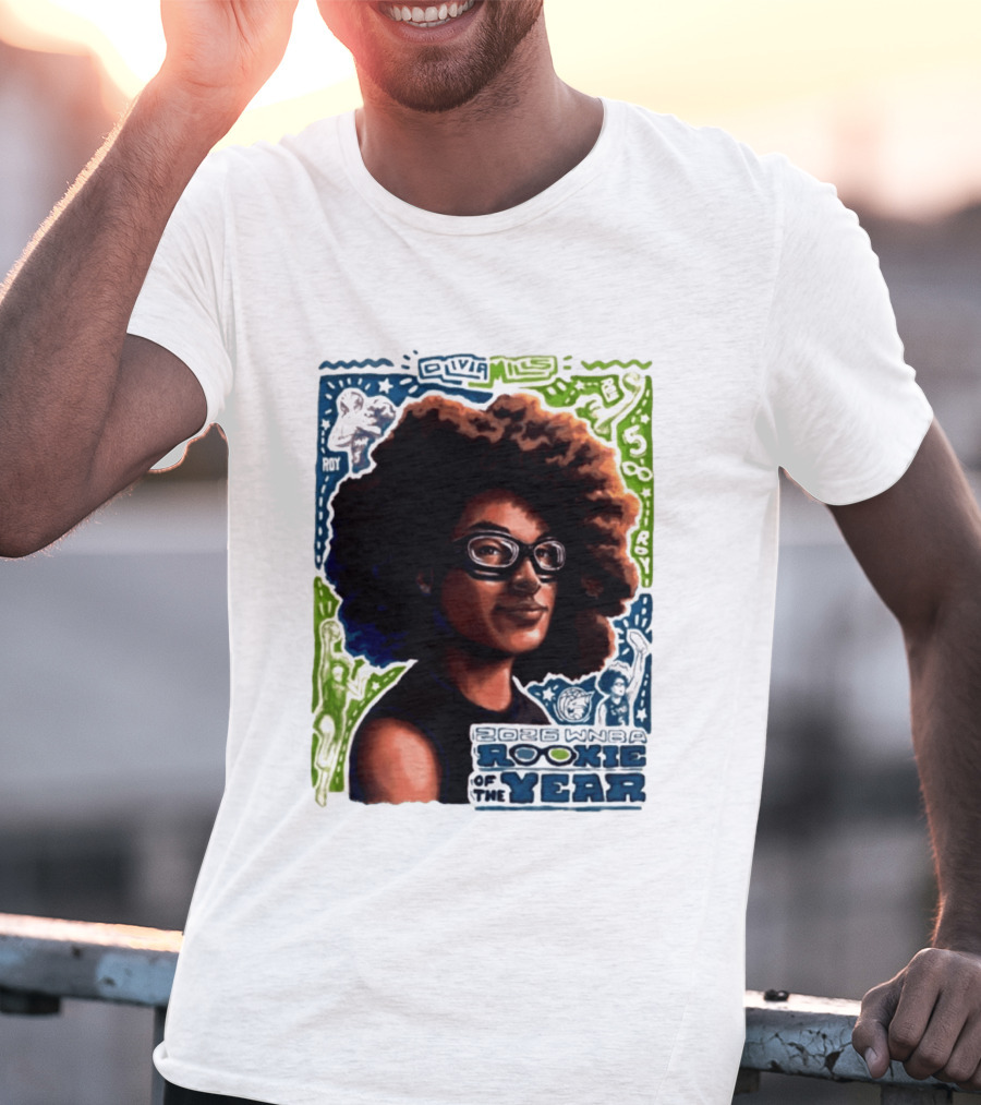 Olivia Miles Minnesota Lynx 2026 WNBA Rookie Of The Year Basketball Champion T-Shirt