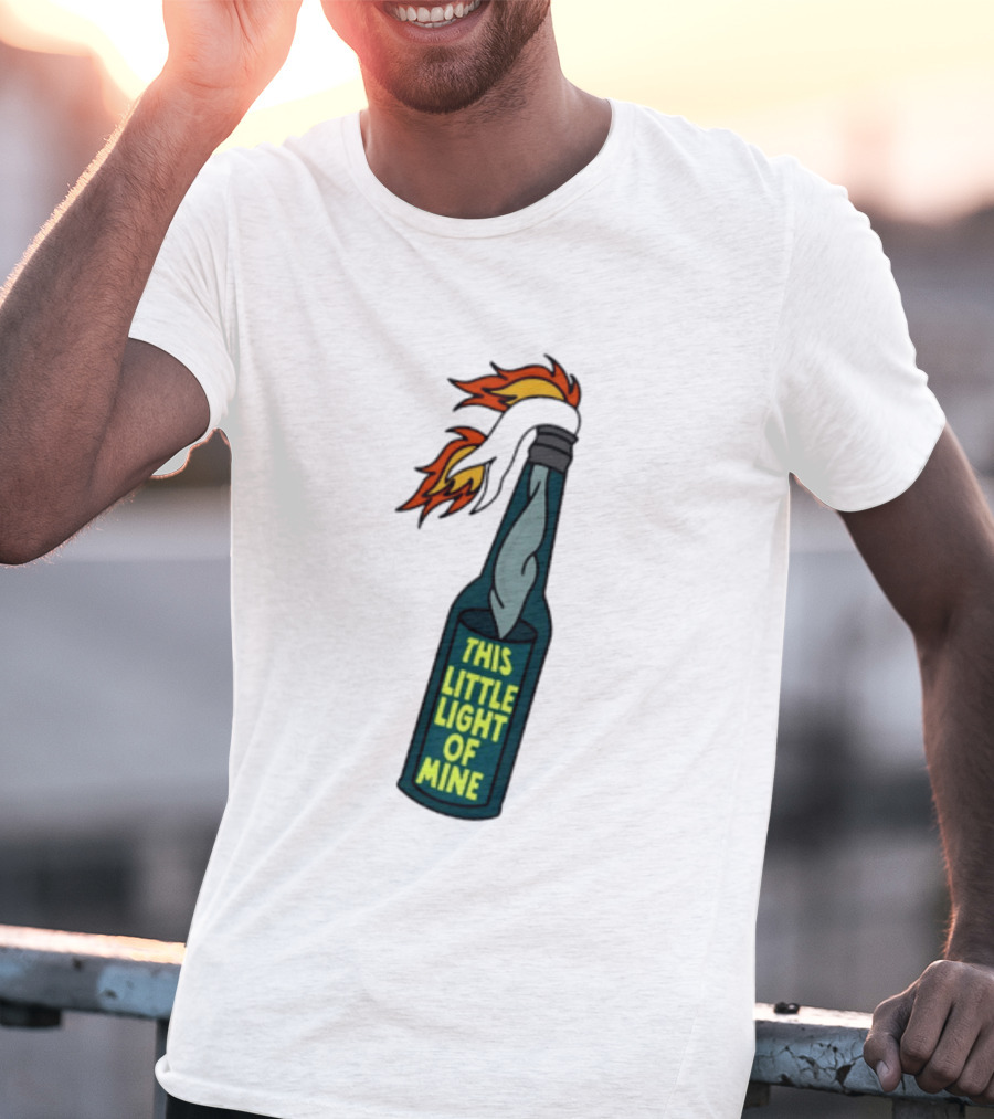 This Little Light Of Mine Molotov Cocktail Flame Bottle T-Shirt