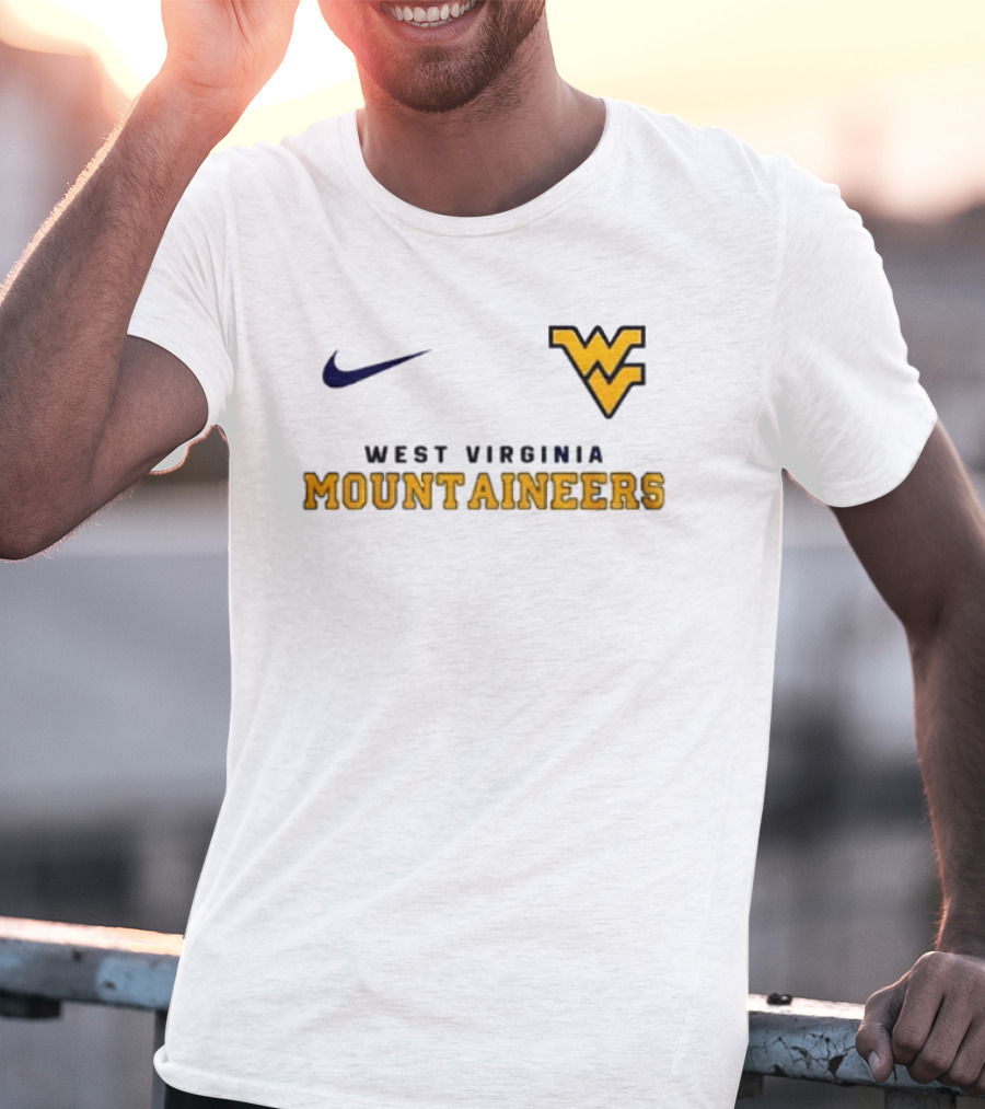 West Virginia Mountaineers Snoopy And Friend It's The Most Wonderful Time Of The Year Nike WV T-Shirt