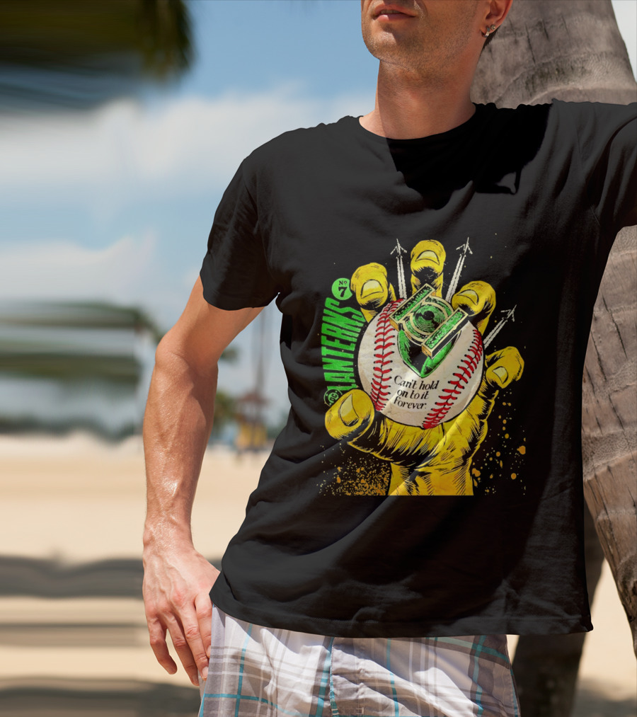 DC Comics Lanterns No 7 Can't Hold On To It Forever Baseball Glove T-Shirt