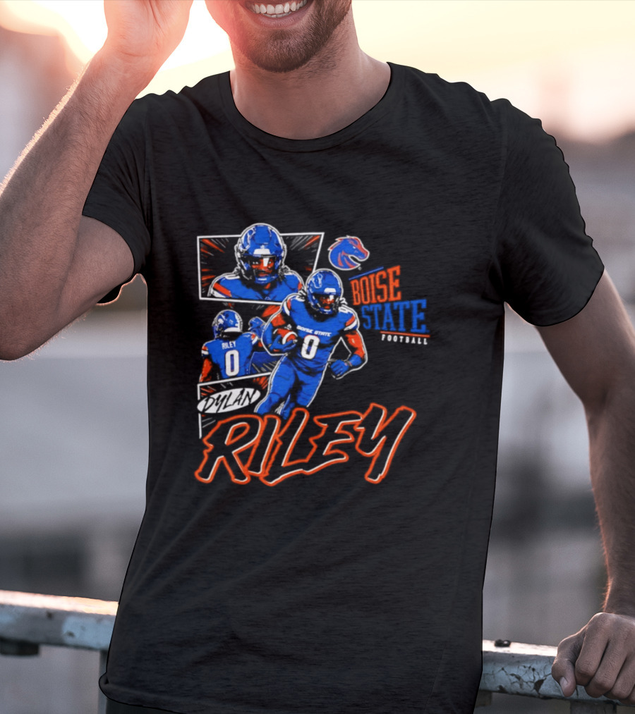 Boise State Broncos Football Riley Comic Book T-Shirt