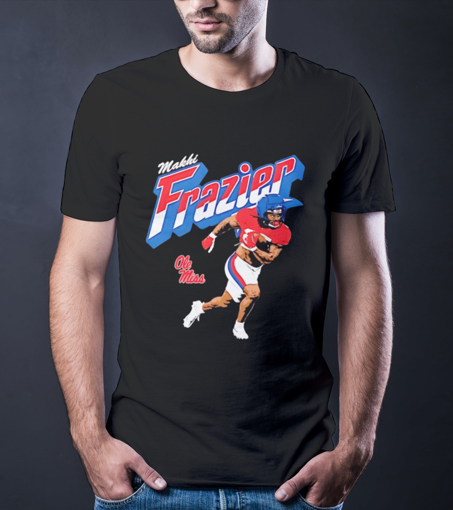 Makhi Frazier Ole Miss Rebels Football Player NCAA T-Shirt