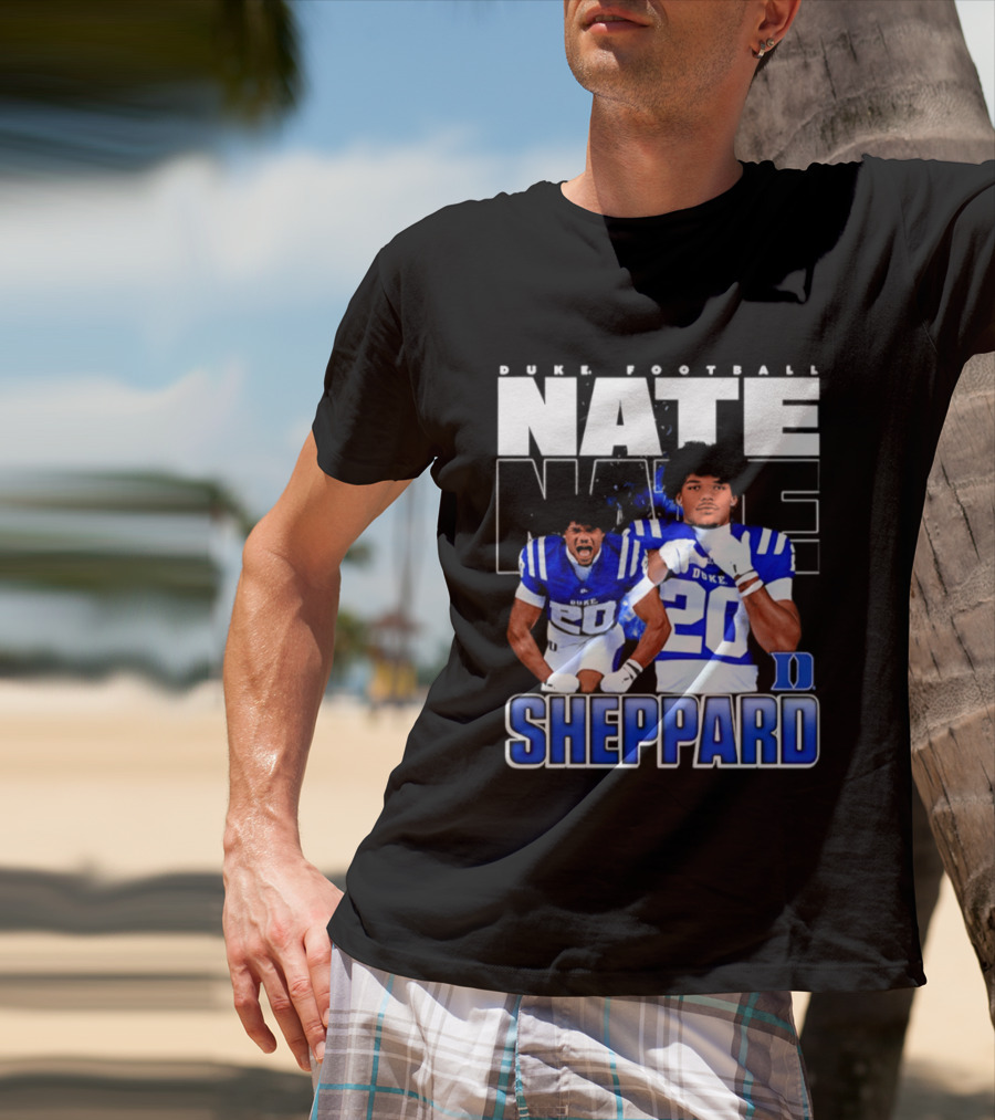 Super Football Nate Sheppard Duke Blue Devils 90s T-Shirt