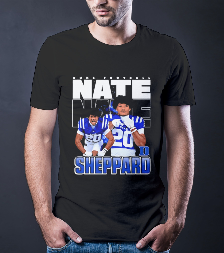 Super Football Nate Sheppard Duke Blue Devils 90s T-Shirt