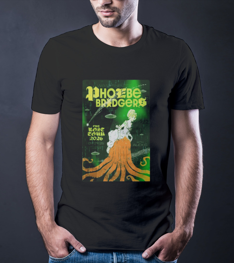 Phoebe Bridgers The Lost Tour 2026 Washington DC 09/29/26 With Alex G T-Shirt
