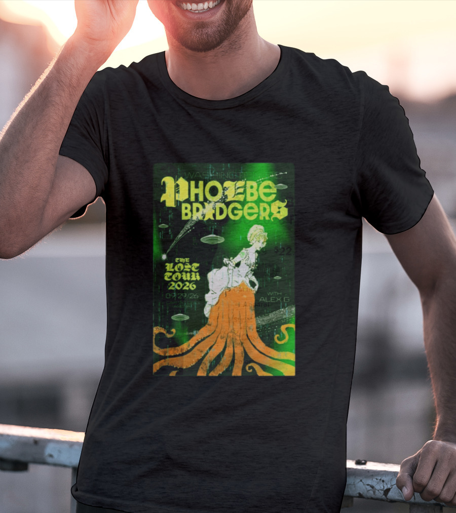 Phoebe Bridgers The Lost Tour 2026 Washington DC 09/29/26 With Alex G T-Shirt