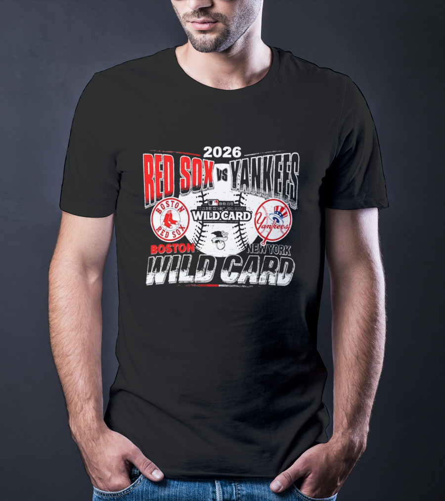 2026 Boston Red Sox Vs New York Yankees Wild Card Matchup T-Shirt