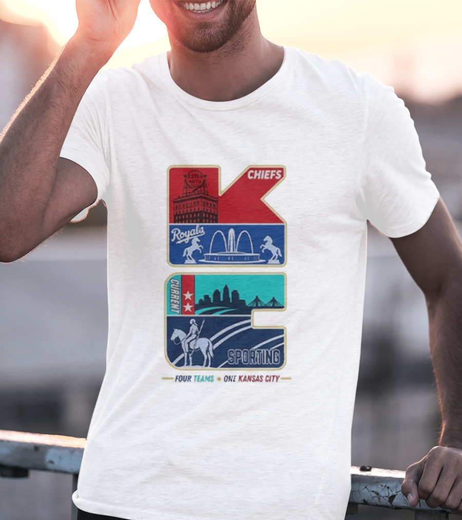 Chiefs Royals Current Sporting Kansas City Western Auto T-Shirt