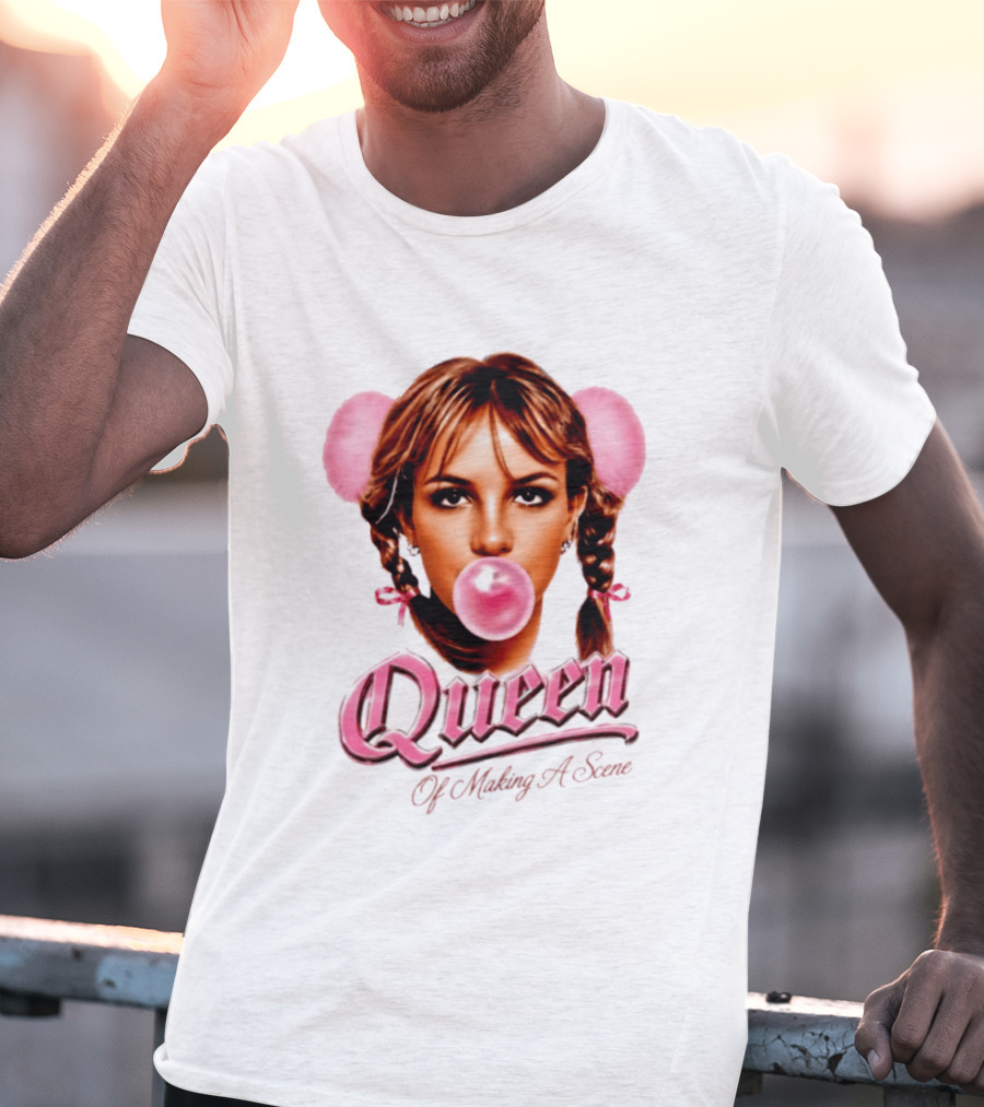 Britney Spears Queen Bubblegum Pop Princess Scene T-Shirt