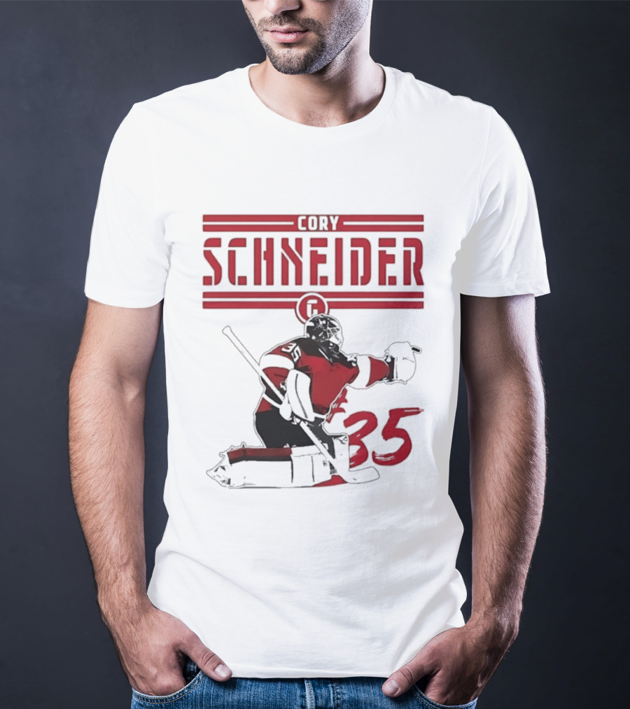 Cory Schneider New Jersey Devils Hockey Player 35 T-Shirt