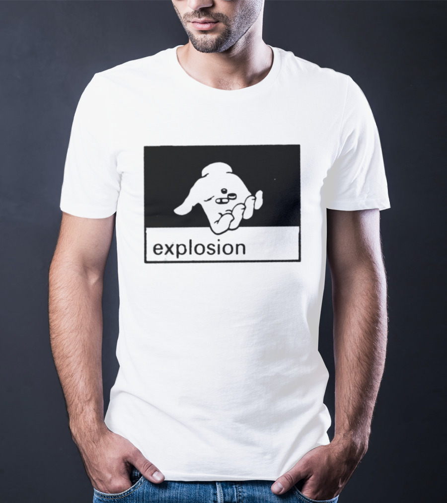 Explosion Hand Holding Pills Medication T-Shirt