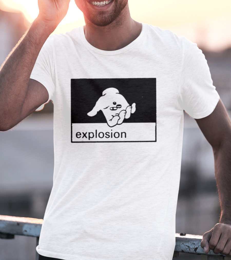 Explosion Hand Holding Pills Medication T-Shirt
