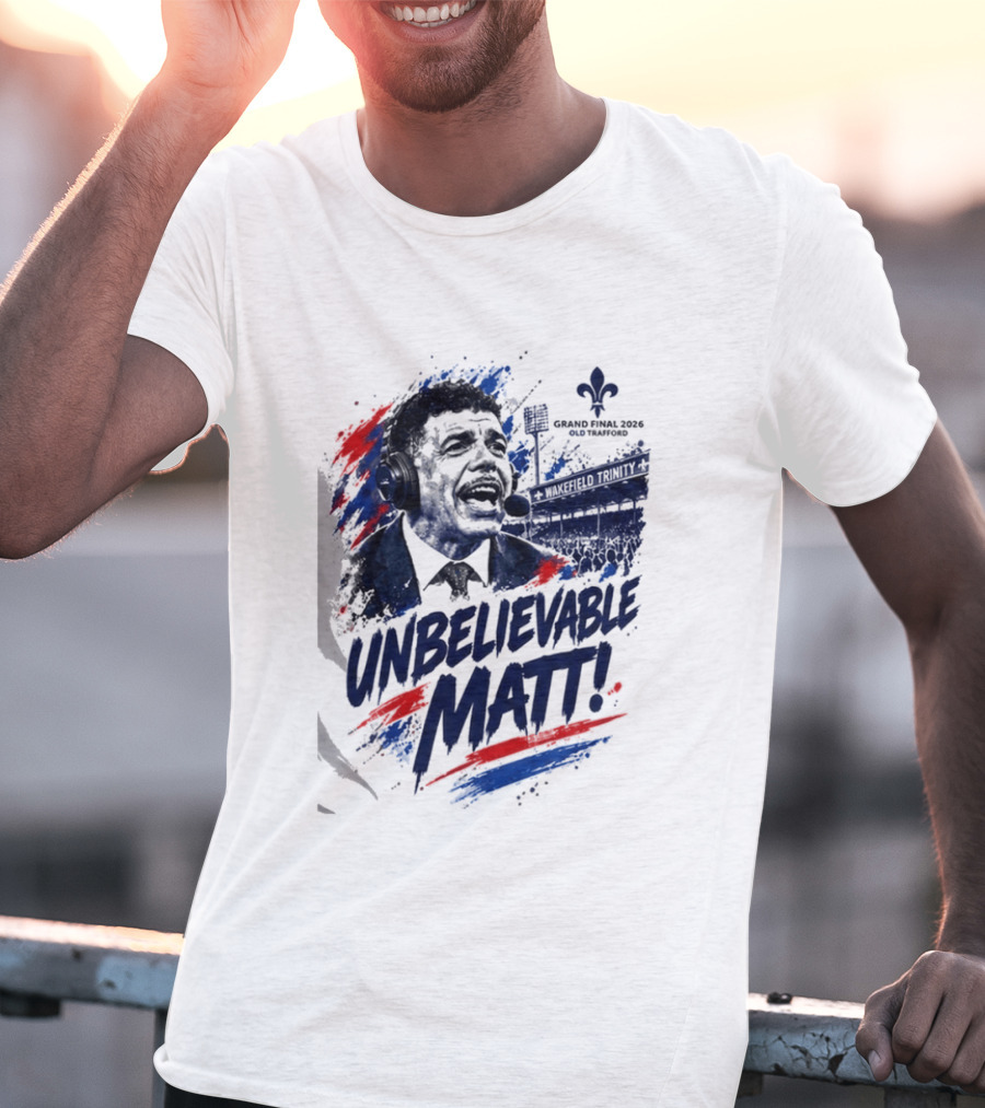 Grand Final 2026 Unbelievable Matt Fleur De Lis Stadium Announcer T-Shirt