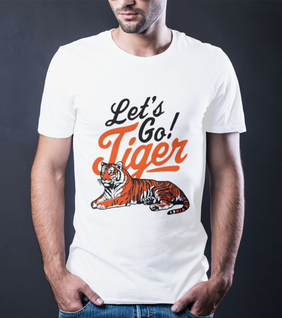 Let's Go Tiger Cincinnati Bengals Football Fan Gear T-Shirt