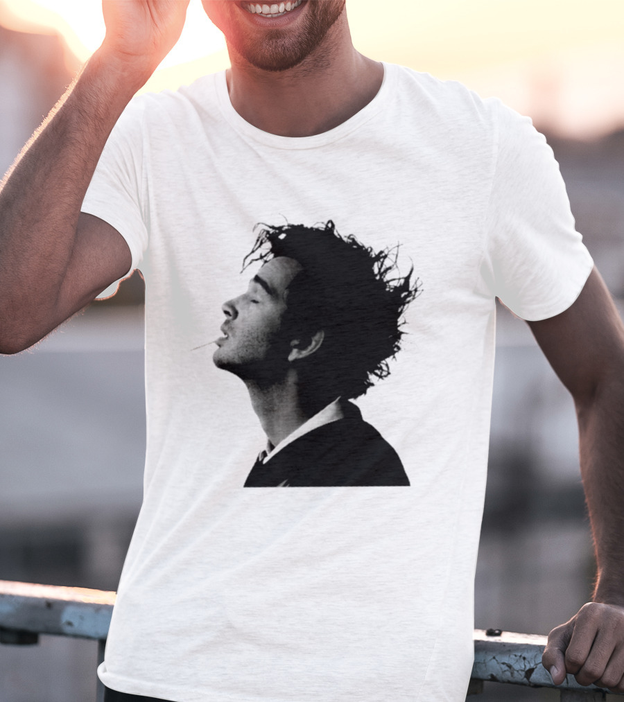 Matty Healy The 1975 Indie Rock Alternative Silhouette Smoking T-Shirt
