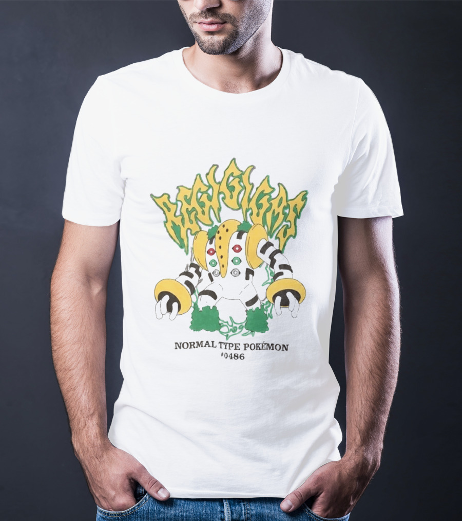 Regigigas Normal Type Pokémon 0486 Pokédex 2026 T-Shirt