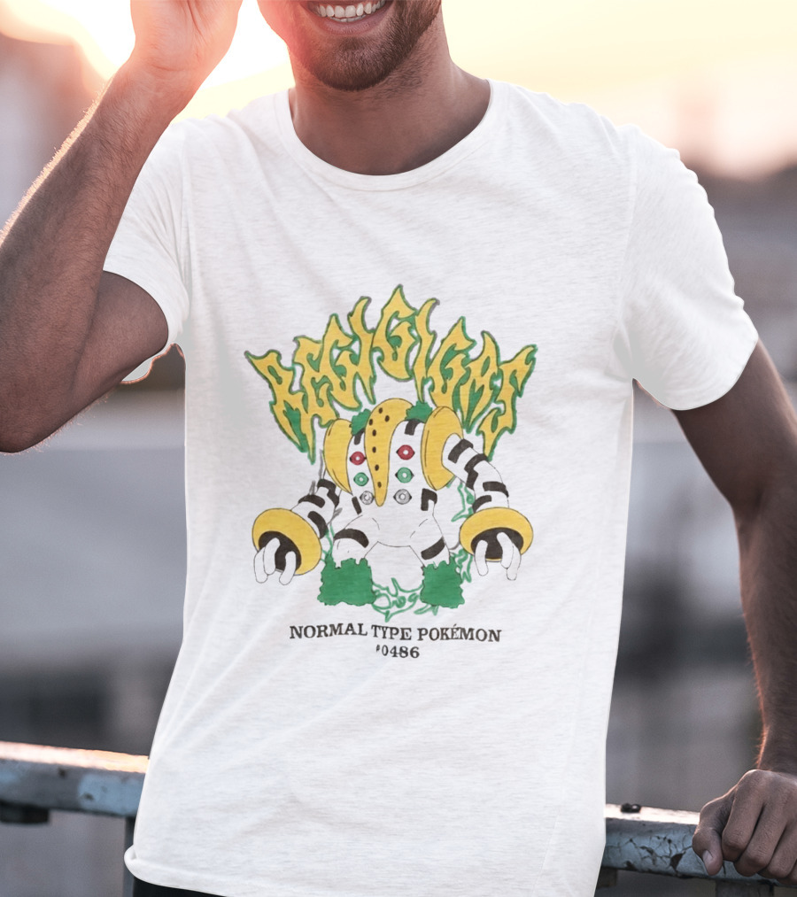 Regigigas Normal Type Pokémon 0486 Pokédex 2026 T-Shirt