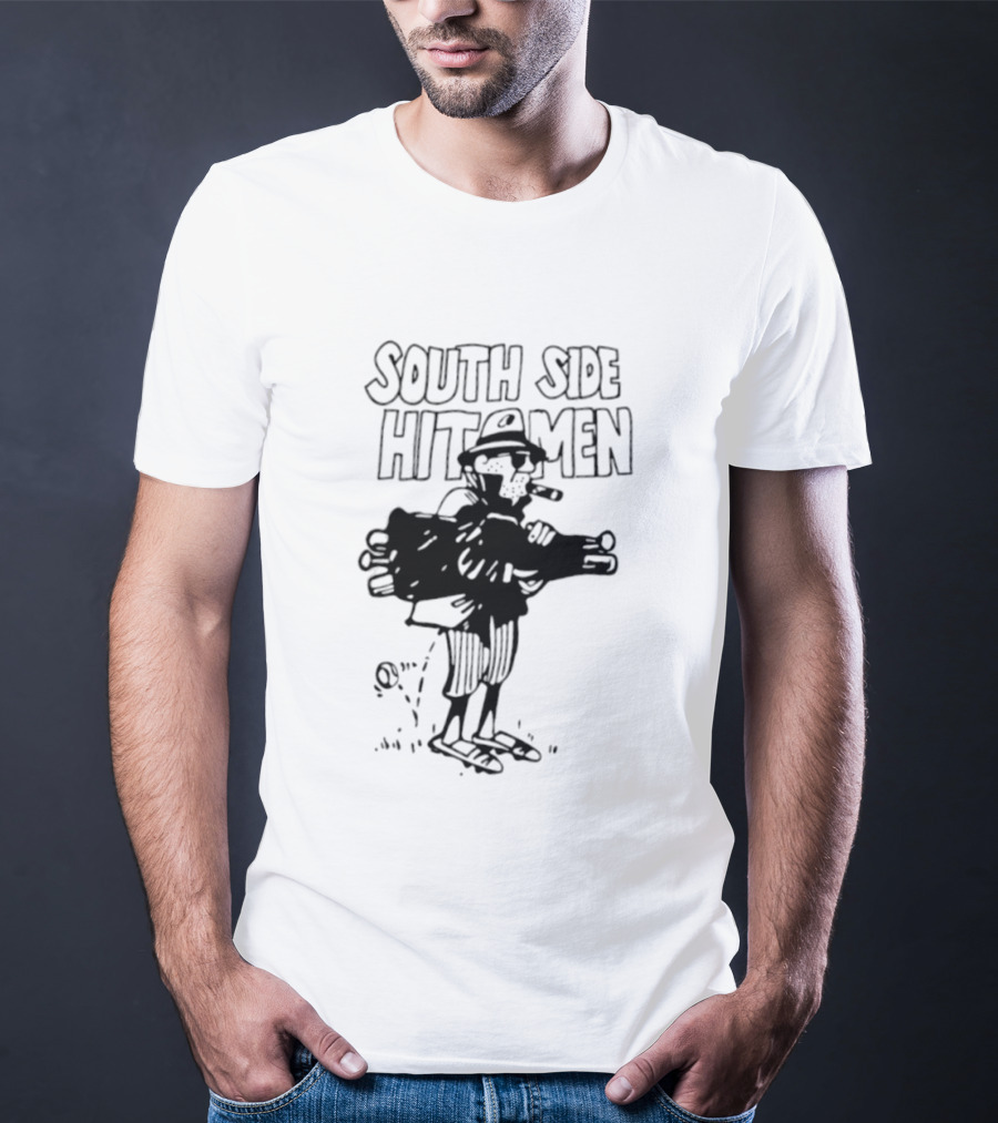 South Side Hit Men Chicago White Sox MLB Character With Bat T-Shirt