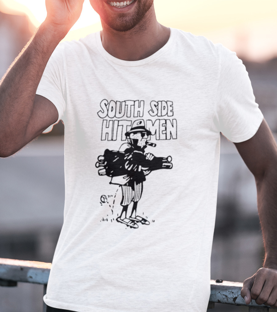 South Side Hit Men Chicago White Sox MLB Character With Bat T-Shirt