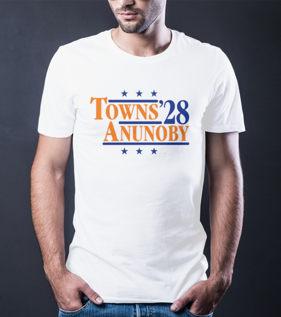 Towns Anunoby 28 New York Knicks Stars T-Shirt