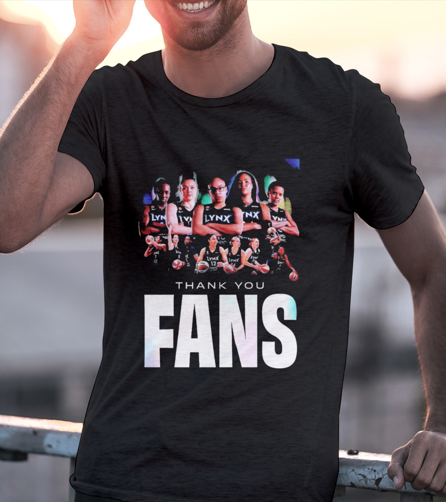Minnesota Lynx WNBA Team Roster Thank You Fans T-Shirt