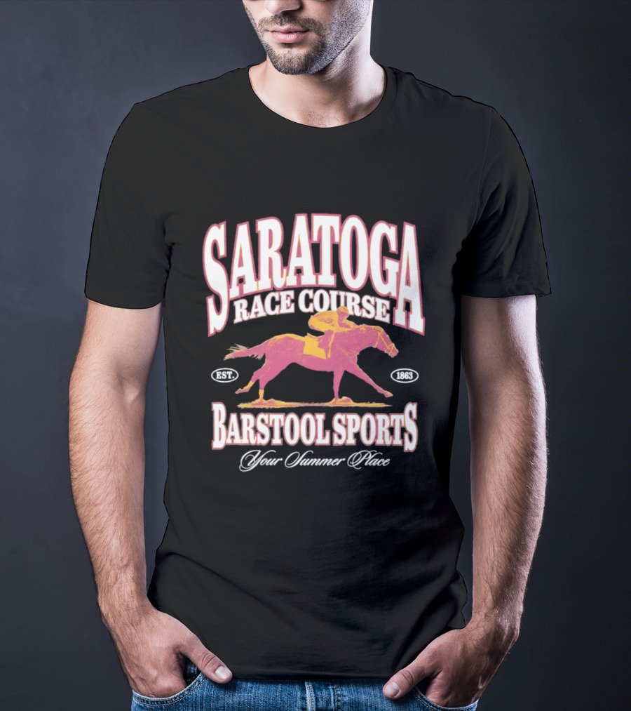 Saratoga Race Course Barstool Sports Your Summer Place T-Shirt