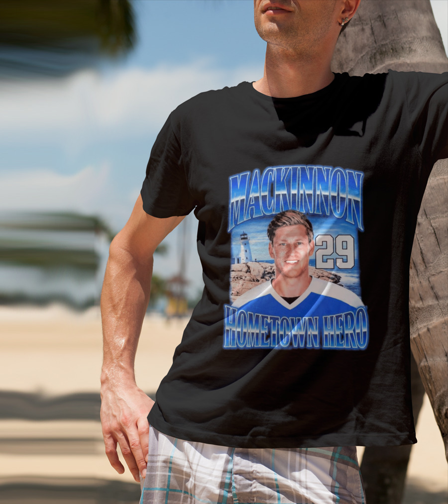 Mackinnon 29 Hometown Hero Lighthouse Scene T-Shirt