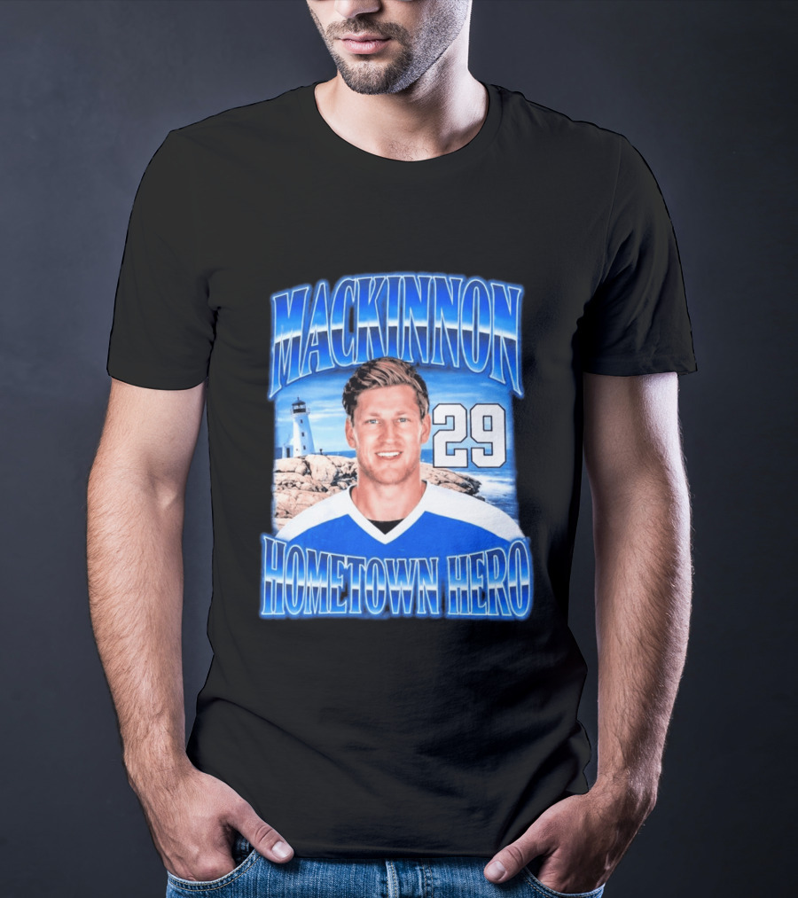 Mackinnon 29 Hometown Hero Lighthouse Scene T-Shirt