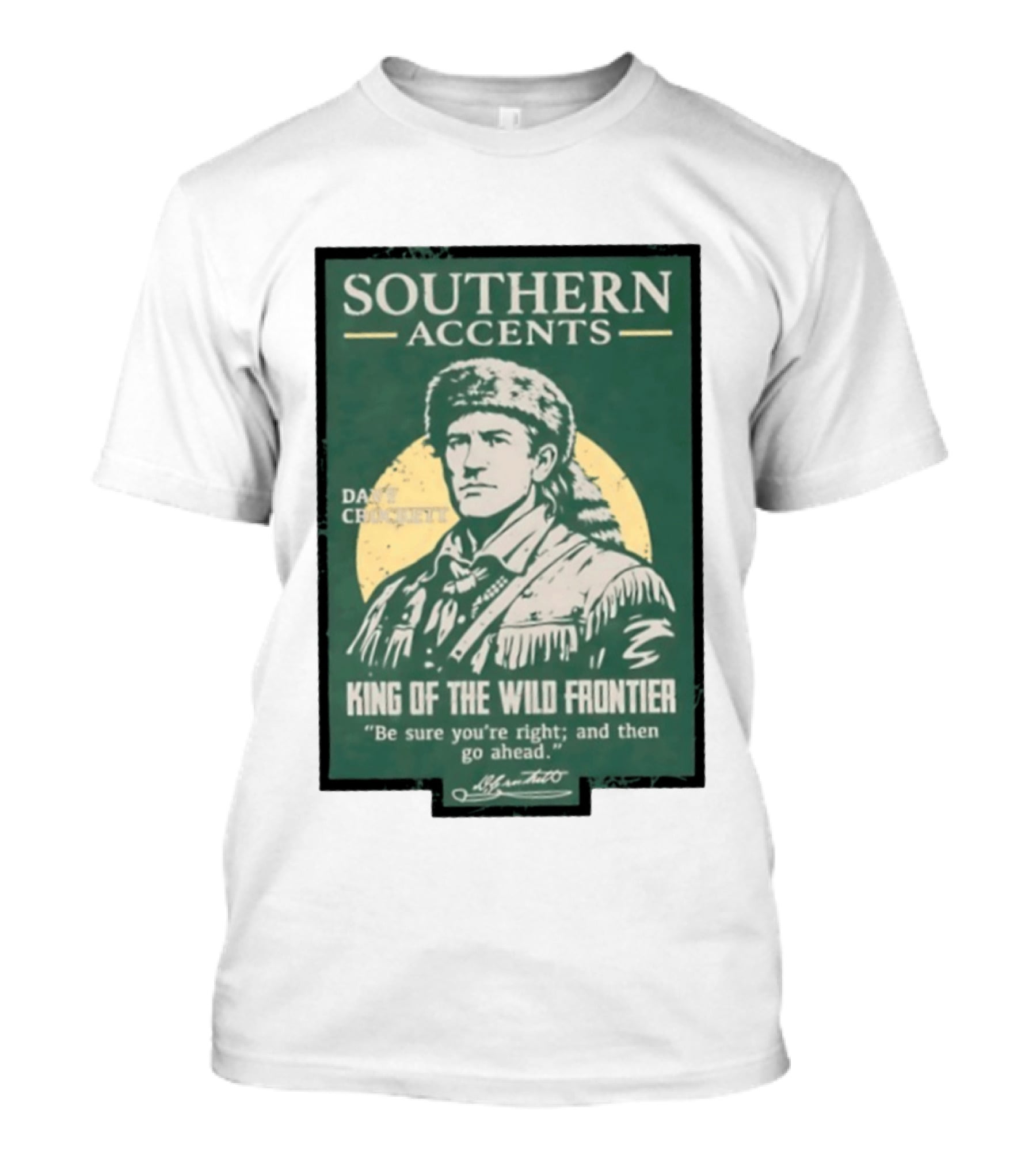 Southern Accents Davy Crockett King Of The Wild Frontier T-Shirt
