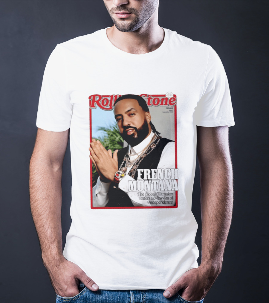Rolling Stone Canada September 2026 French Montana Global Hitmaker New Era Of Independence T-Shirt