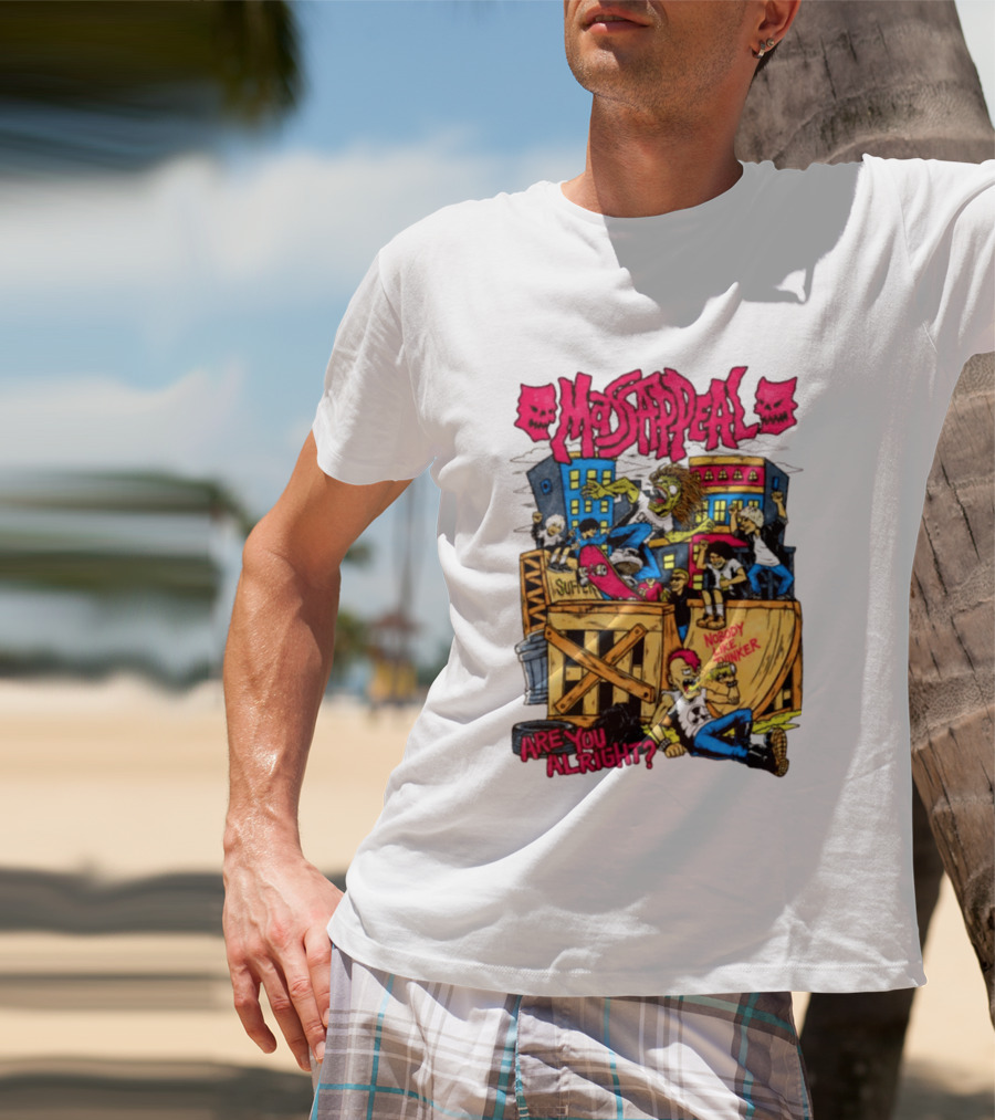 Massappeal Are You Alright Nobody Like Thinker Suffer Skateboarding Scene T-Shirt