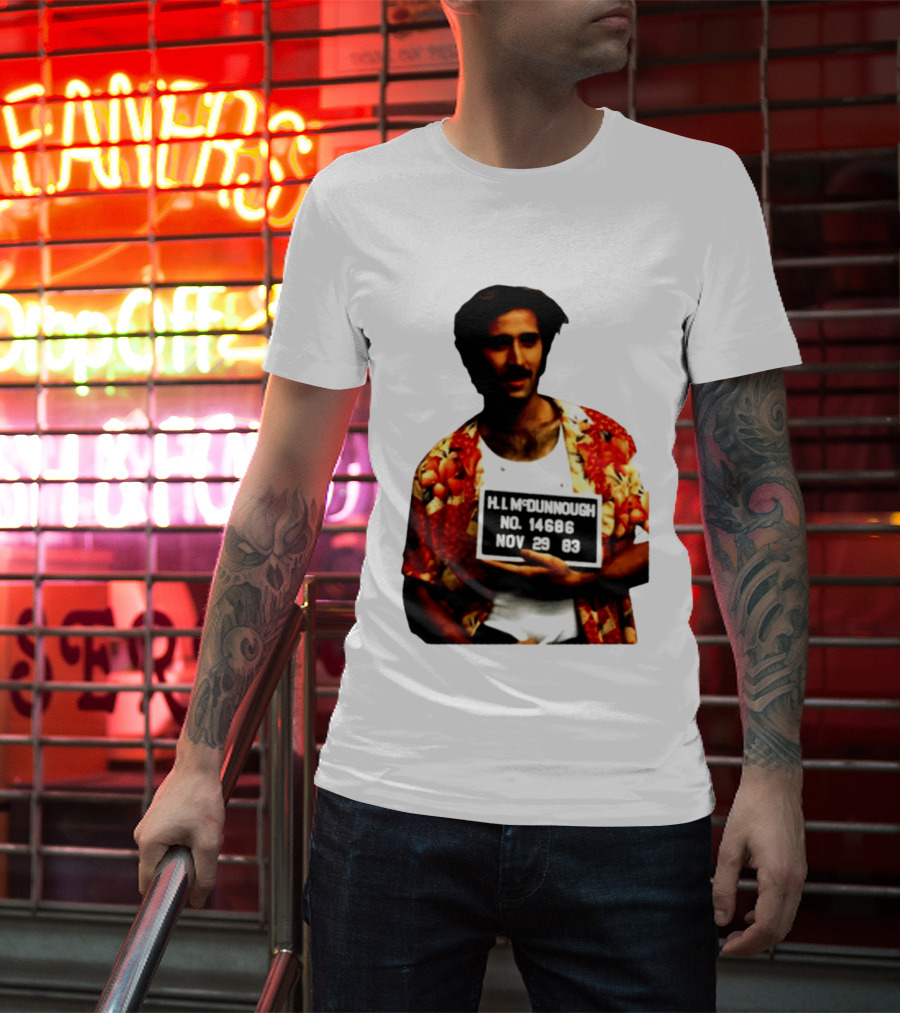 Nicolas Cage HI McDunnough Shot No. 14686 Raising Arizona November 29 83 T-Shirt