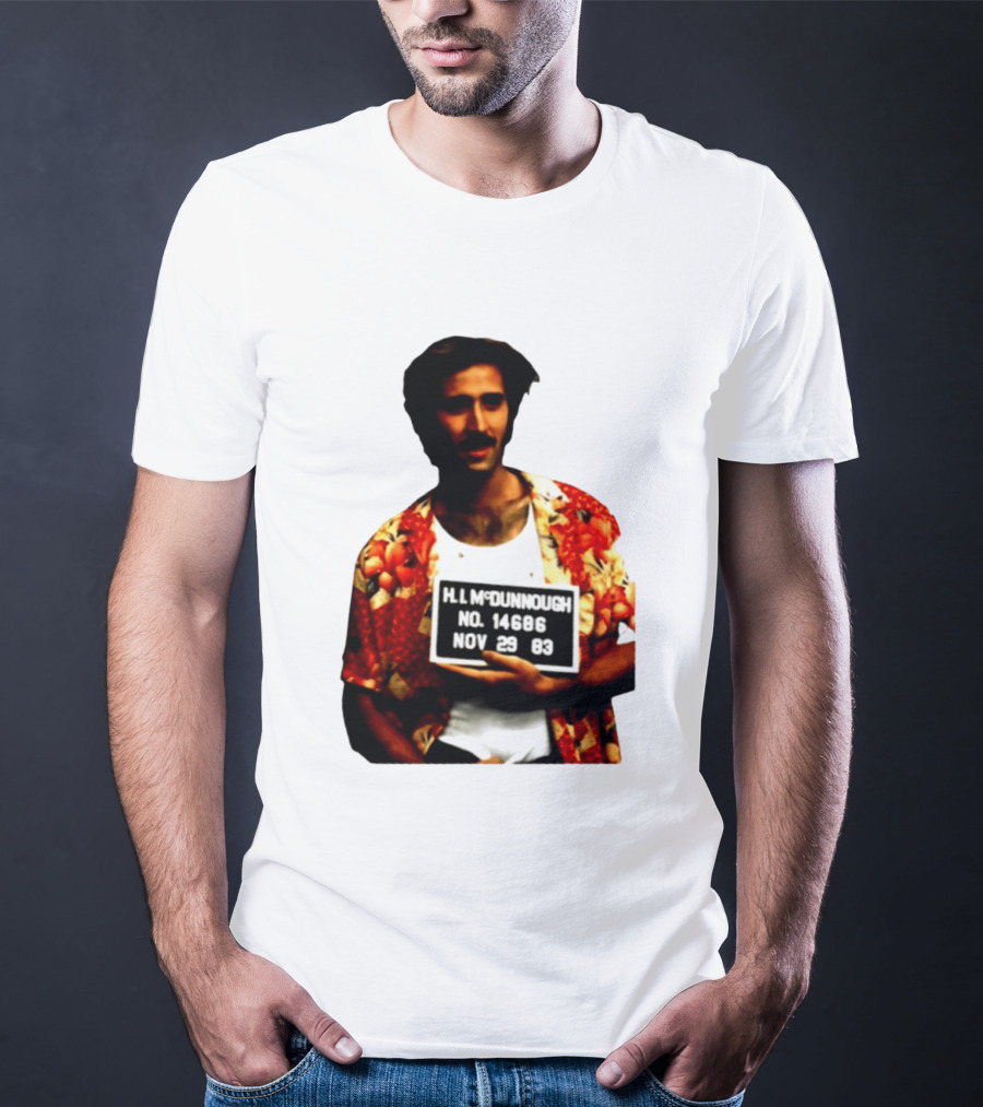 Nicolas Cage HI McDunnough Shot No. 14686 Raising Arizona November 29 83 T-Shirt