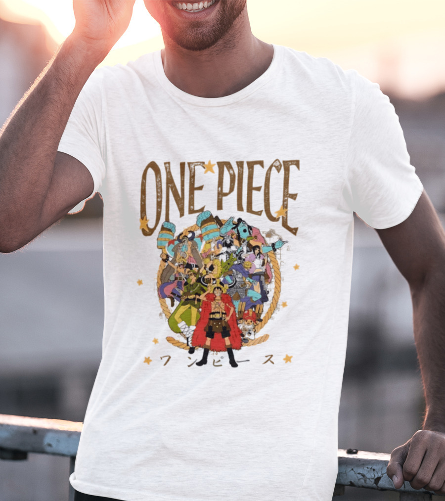 One Piece Elbaph Group Cartoon T-Shirt