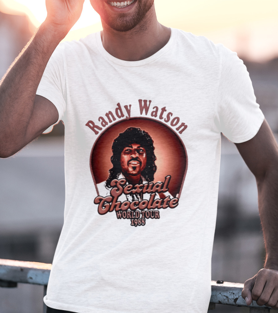 Randy Watson Sexual Chocolate World Tour 1988 Retro Concert T-Shirt